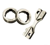Kit de rollo de transmisión de 0.04 pulgadas VK-Groove Flux Cored Wire para máquinas de soldadura Lincoln Power MIG 216/255XT/350MP/LN-15/25M/LF-72/LN-25 PRO, construcción de metal, plata, incluye