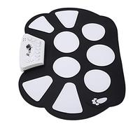 Kit de Rollo Portátil 9 Almohadillas USB USB Conjunto Electrónico para Entusiastas de los Niños Practice en Cualquier Lugar