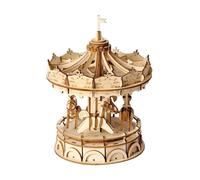 Kit de rompecabezas de madera 3D clásico coleccionable de Robotime cortado con l