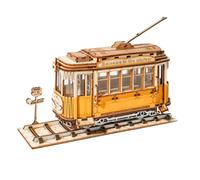 Kit de rompecabezas de madera 3D clásico coleccionable de Robotime cortado con l