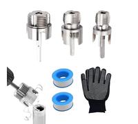 Kit De Roscadora Para Tubos De Pvc,Integrado a Prueba de Fugas,Herramienta De Roscado Integrado Interior Y Exterior De Tuberías | Para Fontaneros, Electricistas Y Construcción