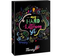 Kit de Rotuladores de Lettering BIC Intensity: Estuche Completo, 44 Rotuladores de Distintos Tipos para Potenciar tu Lado más Creativo, Un buen Regalo para los Aficionados al Lettering