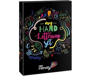Kit de Rotuladores de Lettering BIC Intensity: Estuche Completo, 44 Rotuladores de Distintos Tipos para Potenciar tu Lado más Creativo, Un buen Regalo para los Aficionados al Lettering