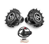Kit de rueda de doble motor para herramientas de jardín ctric, neumáticos de 10 pulgadas, 24 V, 700 W, cultivadores de carrito de mano, agrícola, equint, uso agrícola y jardín