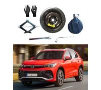 Kit de Rueda de Repuesto 20" compatible con Volkswagen Tiguan R-Line con Gata, Llave, Guantes y Funda145/65R20