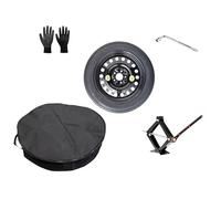 Kit de rueda de repuesto de 17 pulgadas, compatible con MG ZS gasolina 2025 con gato, llave, guantes y bolsa 135/80R17
