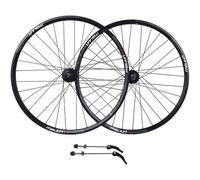 Kit De Ruedas De Bicicleta De 26 Pulgadas, Ruedas Delanteras con Freno De Disco, Llanta Trasera De Aleación Doble De Liberación Rápida, For Kit De Ruedas De Bicicleta MTB De 7-10 Velocidades