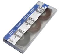 Kit de ruedas de fibra sin tejer, ideales para satinar superficies, mejorando acabados y logrando un pulido eficiente.