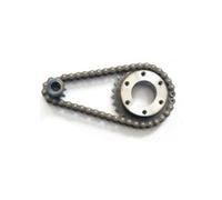 Kit de ruedas dentadas para patineta eléctrica DIY 04C, rueda de cadena de 2 puntos, 27 ruedas DIY, 9 x 27 G, 8 mm de diámetro