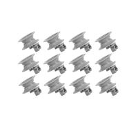 Kit de ruedas universales for cesta lavavajillas, superior for, Compatible con pieza Indesit/Junker/Constructa, 12 Uds