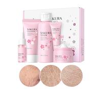 Kit De Rutina Facial Para Mujeres,5 Piezas Con Crema,Kit de Cuidado Facial - Para Piel Seca Sensible Madre Novia Viaje O Hogar