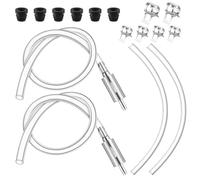 Kit de Sangrado para Frenos de Automóviles y Motocicletas - Juego de Manguera para Purga de Embrague,Válvula de Retención Duradera para Sistemas Hidráulicos de Camiones y Automóviles