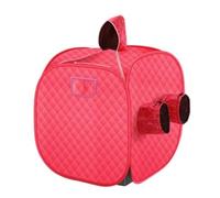 Kit de sauna para el hogar, Tienda de campaña plegable portátil for sala de SPA, Sauna de sin for una o dos personas, pérdida de peso, adelgazamiento de cuerpo completo(Two person Red)