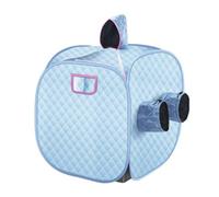 Kit de sauna para el hogar, Tienda de campaña plegable portátil for sala de SPA, Sauna de sin for una o dos personas, pérdida de peso, adelgazamiento de cuerpo completo(Two person Blue)