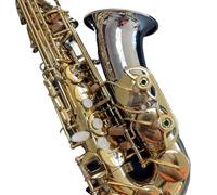 kit de saxofón E Profesional Saxofón Alto Cuerpo De Tubo De Cobre Blanco Chapado En Oro (Color : Cloth Case)
