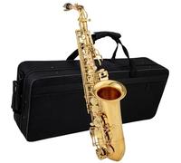 kit de saxofón Eb Alto Saxofón Latón Lacado Oro E Flat Saxofón Musical Instrumento De Viento De Madera Con Estuche Accesorios Para Boquilla