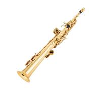kit de saxofón Hecho En Japón Saxofón Agudo Llave Dorada Plateada Con Estuche Saxofón Saxophone Boquilla Ligadura Cañas Cuello (Color : 020)