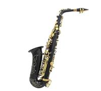 kit de saxofón Latón Grabado Eb E-Flat Saxofón Alto Botones Instrumento De Viento Con Estuche Guantes Cepillo Para Cinturón De Tela