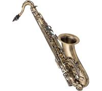 Kit de saxofón para principiantes, saxofón tenor de latón con boquilla y funda de transporte, acabado de cobre antiguo