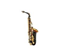kit de saxofón Saxofón Alto E Profesional Saxofón Alto Dorado Con Banda Boquilla Caña Hecho En Japón (Color : Bk)