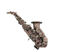 kit de saxofón Saxofón Alto Eb, Botón De Concha De Cobre Antiguo, Instrumento Musical Profesional Con Boquilla (Color : Lavender)