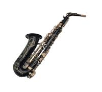 kit de saxofón Saxofón Alto Eb Negro Niquelado Botón Dorado Instrumentos De Viento De Madera Profesionales Con Accesorios De Caja (Color : DEEP BLUE)
