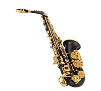kit de saxofón Saxofón Alto Japonés Eb, Instrumento De Viento De Madera, Saxofón Lacado De Latón, Cesta Negra Y Púrpura (Color : Black)