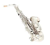 kit de saxofón Saxofón Alto Profesional Plateado Eb Instrumento De Jazz Saxofón Alto (Color : Eather bag)