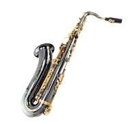kit de saxofón Si Bemol Saxofón Tenor Instrumento De Viento Principiante Examen Profesional Teclas De Oro De Níquel Negro
