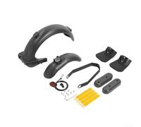 Kit de scooter Max con soporte de luz trasera LED, juego de guardabarros de PC ABS, cubierta de protección delantera trasera, accesorios deflectores de rueda antipulverización (J)
