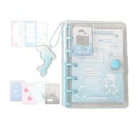 Kit De Scrapbooking - Kit De Suministros De Diario Indeseable De Tamaño De Bolsillo Portátil M5 | Transparente Con Caja De Etiqueta De Nota Pegatina