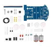Kit de seguimiento de coche DIY - Módulo de coche para enseñanza experimental, robot de seguimiento de línea de 3 V con detección fotoeléctrica, no requiere programación