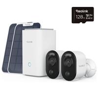 Reolink Hub 1 mit 2x Argus B350 + 2x Solarpanel Kit de Vigilancia con Panel Solar
