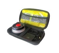 Kit de Seguridad con Funda doble + Chaleco reflectante + Cable de alimentación de baliza + Baliza WE Luz de emergencia V16