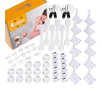 Kit de seguridad para bebés, prueba de bebés con cerraduras de cabinete, 58 paquetes todo en uno, kit de seguridad infantil de gran valor (58 paquetes)