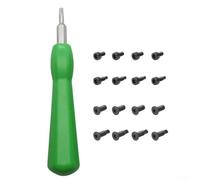Kit de seguridad para timbre Ring Doorbell Tornillos y destornillador de repuesto compatible con modelos Ring Doorbell 2 y Pro (verde)