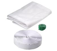 Kit de sellado de puerta corredera, aire acondicionado portátil ajustable y secadora | Diseño de cordón resistente a la intemperie, fácil de instalar para manguera de escape de 5.9 pulgadas, kit de