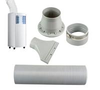 Kit De Sellado De Ventana De Aire Acondicionado,adaptador De Manguera Plana | El Adaptador De Manguera Plana Crea Un Canal Sellado Desde El Escape De CA Hasta La Ventana. El Aire Caliente Sale, El Aire