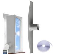 Kit de sellado de ventana de CA, cierre adhesivo impermeable a prueba de | Paño universal de sellado de CA para ventanas para apartamentos y oficinas | Protector de acondicionador móvil de ahorro de