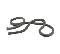 Kit de Sellado para chimenea 25mm 2m Cuerda Estufa Autoadhesiva para Puerta Estufa para leña Junta Vidrio 600 Grados