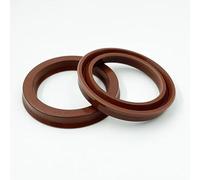 Kit de sello de eje hidráulico de caucho fluorado, tipo UN/Y, diámetro interior de 30-42 mm, for reparación de vástago de pistón de cilindro, duradero y confiable.(32x42x8(1pcs))