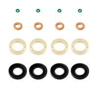 Kit de Sello de Inyector 1.6 HDI, 16 PCS Juego Oring Arandela Sello compatibile con Juntas de Inyector Diésel, Universales Kit de Reparación Inyectores