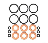 Kit de sello de inyector LR032818 reemplazo para Land Rover Discovery 4 2010-2016 Freelander 2 Off Road 2006-2014 para Range Rover Velar Evoque Sport para Jaguar XF XJ S Tipo 18pcs Set