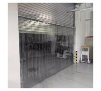 Kit de Sello de Puerta de PVC - Sellos de Puerta Impermeables, adecuados para refrigeradores, pasillos y Corredores - 1 Metro de Espesor, insonorizados y a Prueba de Polvo, 0,75 x 2 Metros,