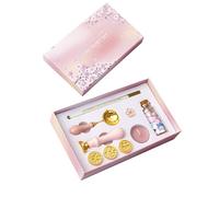 Kit De Sello De - Sellos De Letras De Fuego, Juego Completo De Sellado, Incluye Cuentas De Cuchara Calentadora | Durabll, Herramienta De Papelería Perfecta Para Manualidades, Invitaciones De Boda