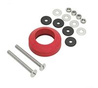 Kit de sello de tanque de inodoro a cuenco, juego de juntas de válvula de descarga con arandela de espuma de goma para prevención de fugas, fácil montaje de reparación de fontanería de baño