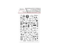 Kit de sellos - ALADINE - Stampo Cuaderno de viaje - 81 sellos - Mixto - Adulto