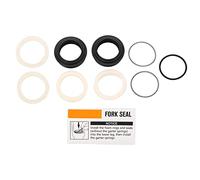 Kit de sellos de aceite de horquilla delantera, anillo de sello de aceite de horquilla de bicicleta de goma de acero inoxidable de repuesto para tubo interior de 32mm