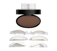 Kit de Sellos de Cejas Plantilla con polvo moldeador natural impermeable | Sello de Cejas en Polvo para principiantes, hogar, viajes, maquillaje diario, , bodas, fotografía y cine