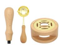 Kit de Sellos de Cera,Kit de Cera Para Horno de Fusión Calentador de Sellos con Cuchara de Derretir Cuchara y Horno de Sellado de Herramientas para Hornos